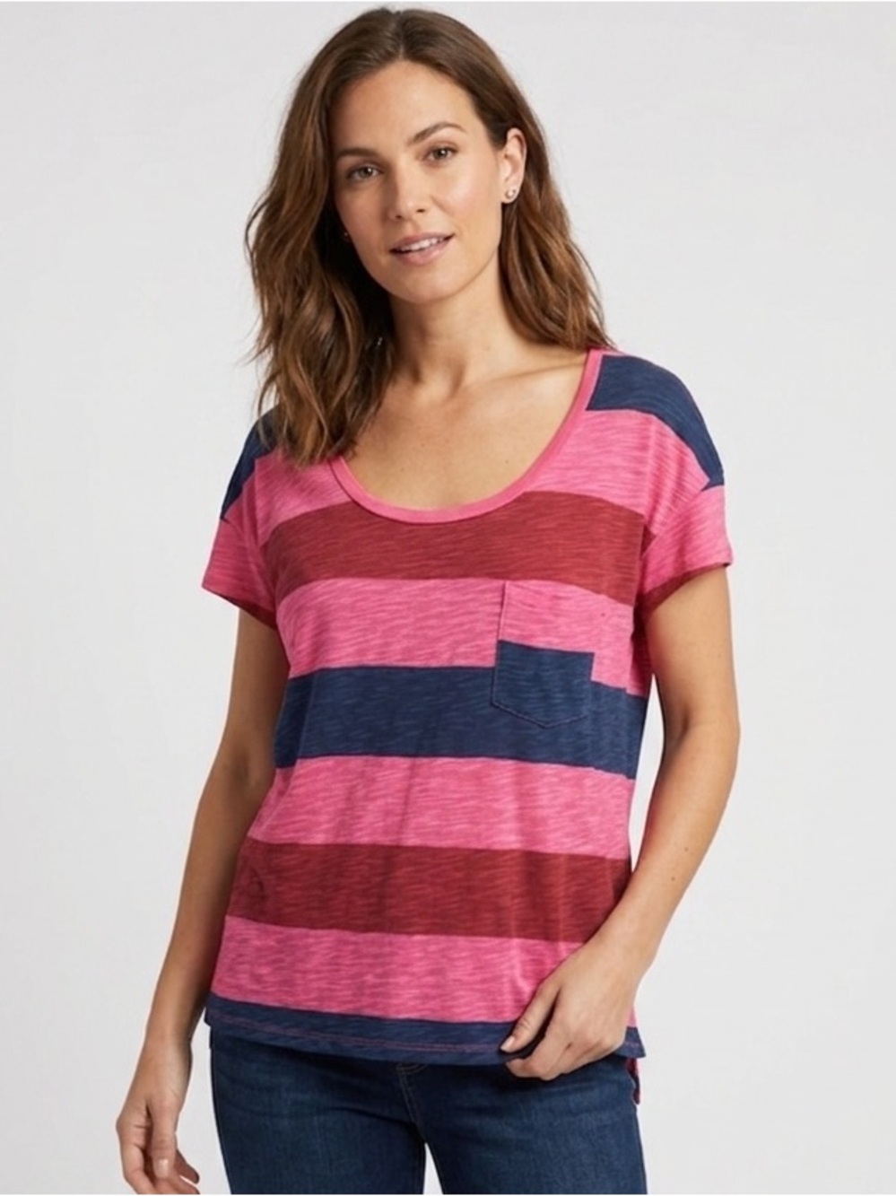 Energie Pink striped tee